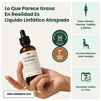 Gotas de Drenaje Linfático – Ayuda a Eliminar Líquidos Retenidos