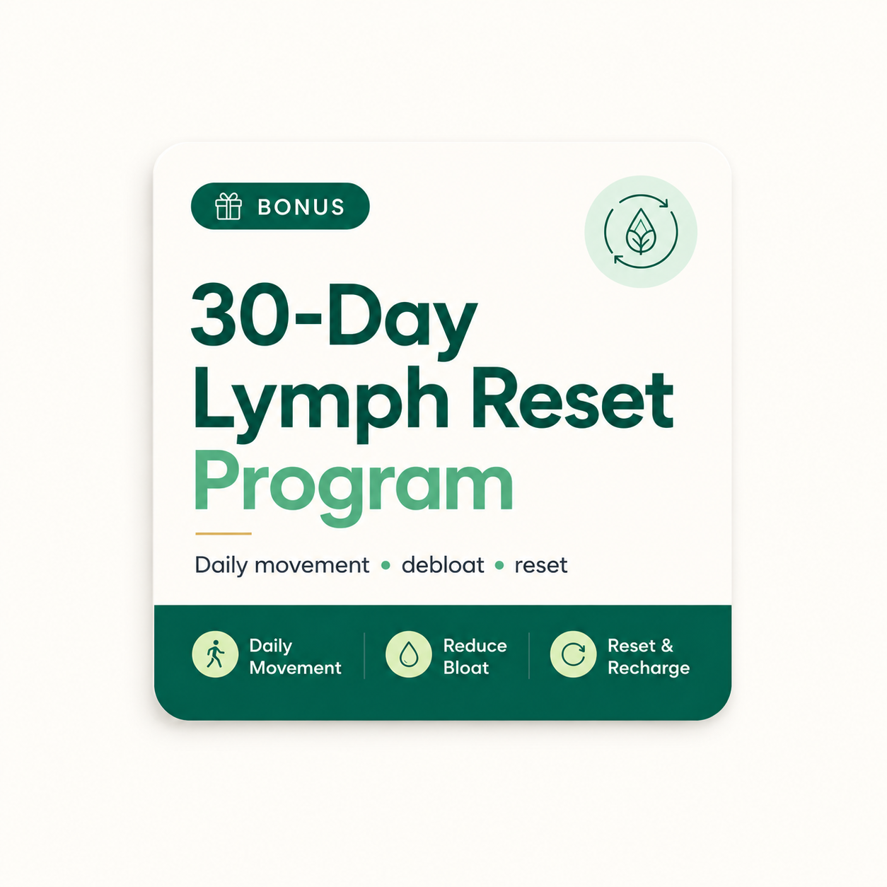 Exclusive Access: The 30-Day Lymph Reset Program