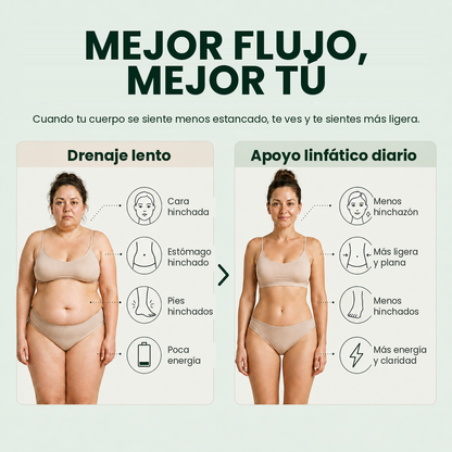 Gotas de Drenaje Linfático – Ayuda a Eliminar Líquidos Retenidos