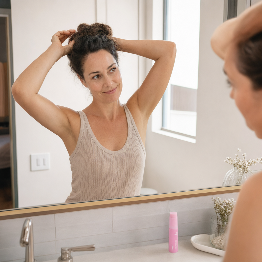 Confident natural rested skin result